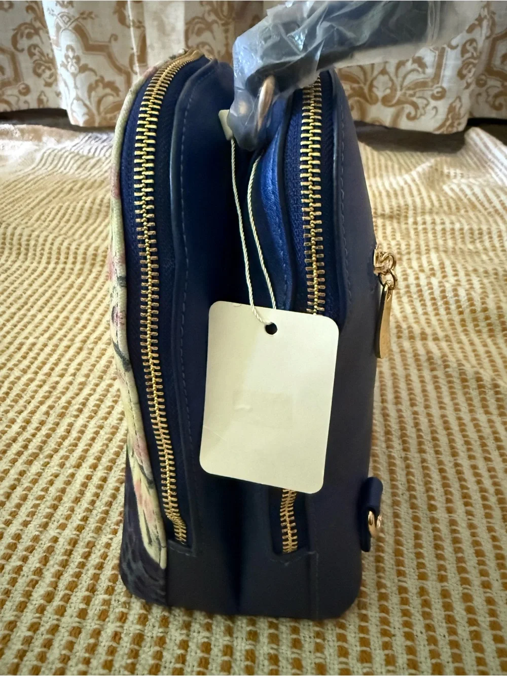Signare Tapestry Convertible mini backpack and crossbody bag NWT